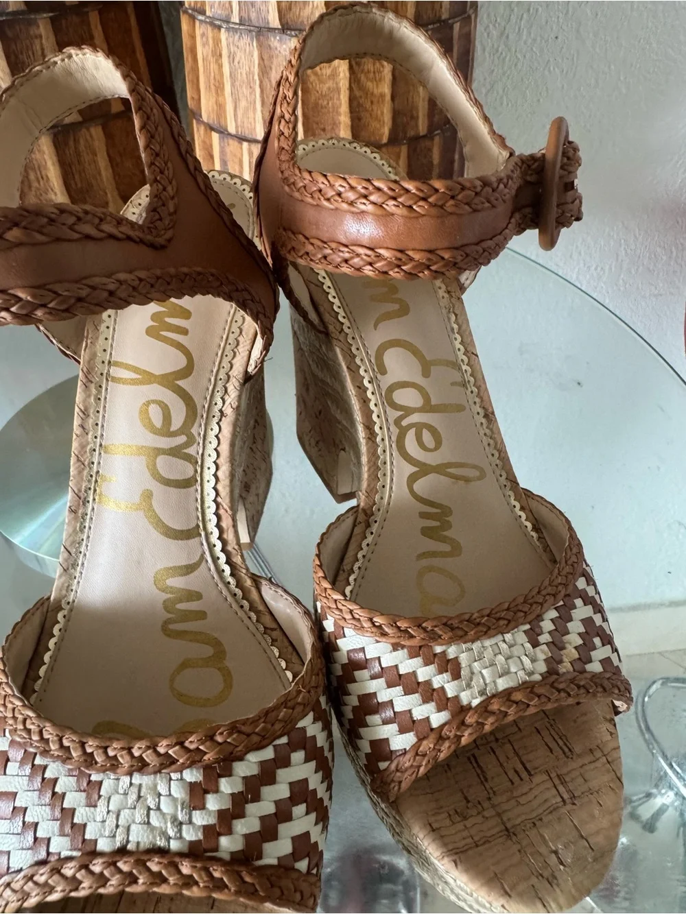 Sam Edelman braided tan